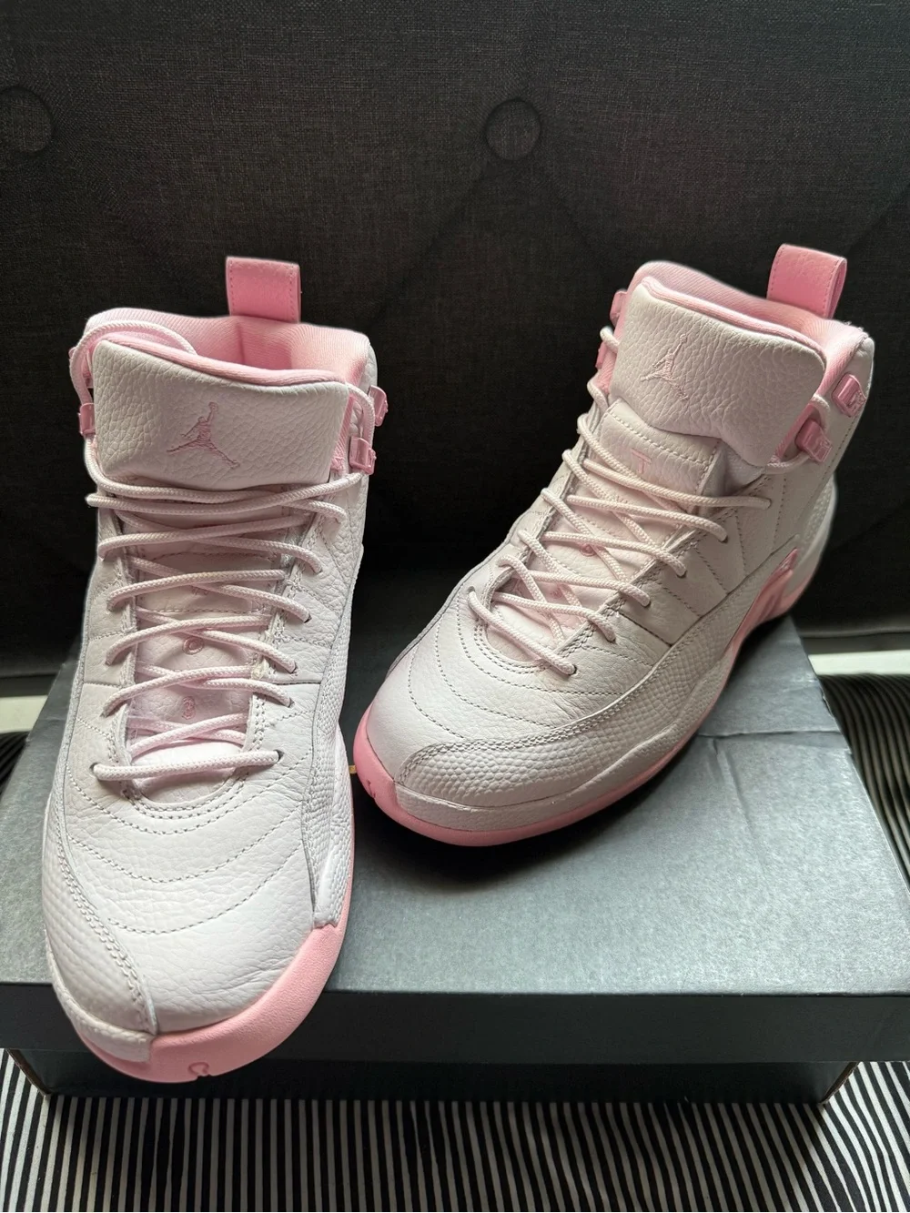 Nike Girls' High-Top Sneakers - Pink/Light Pink